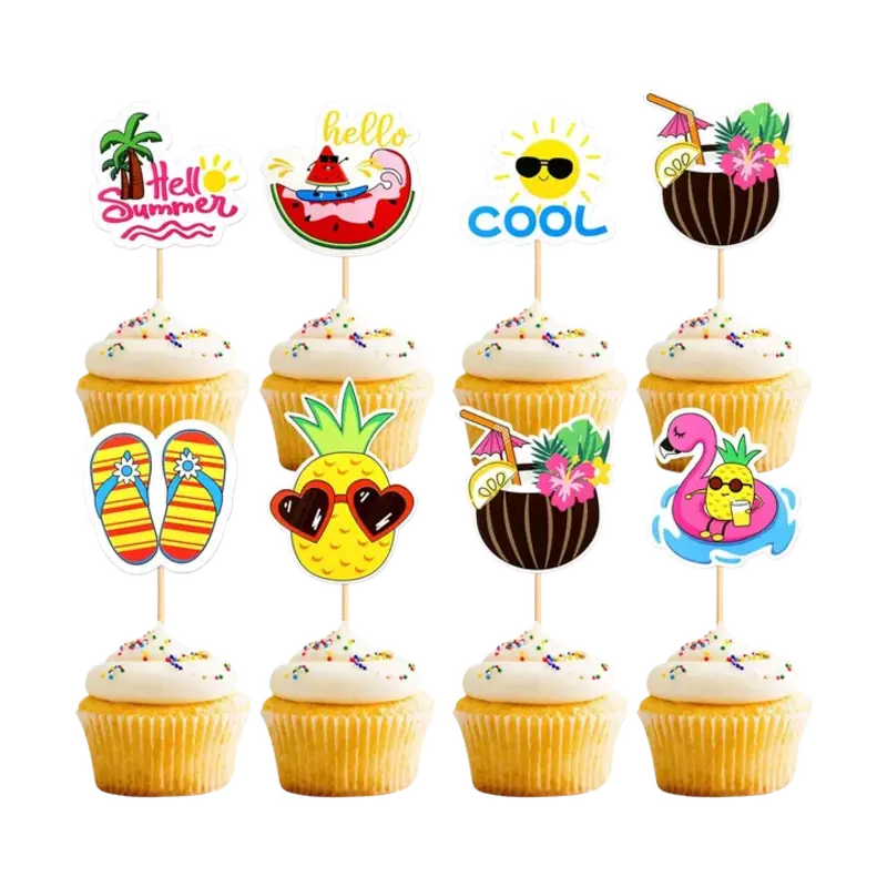 Summer Cupcake Toppers