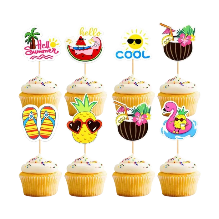 Summer Cupcake Toppers