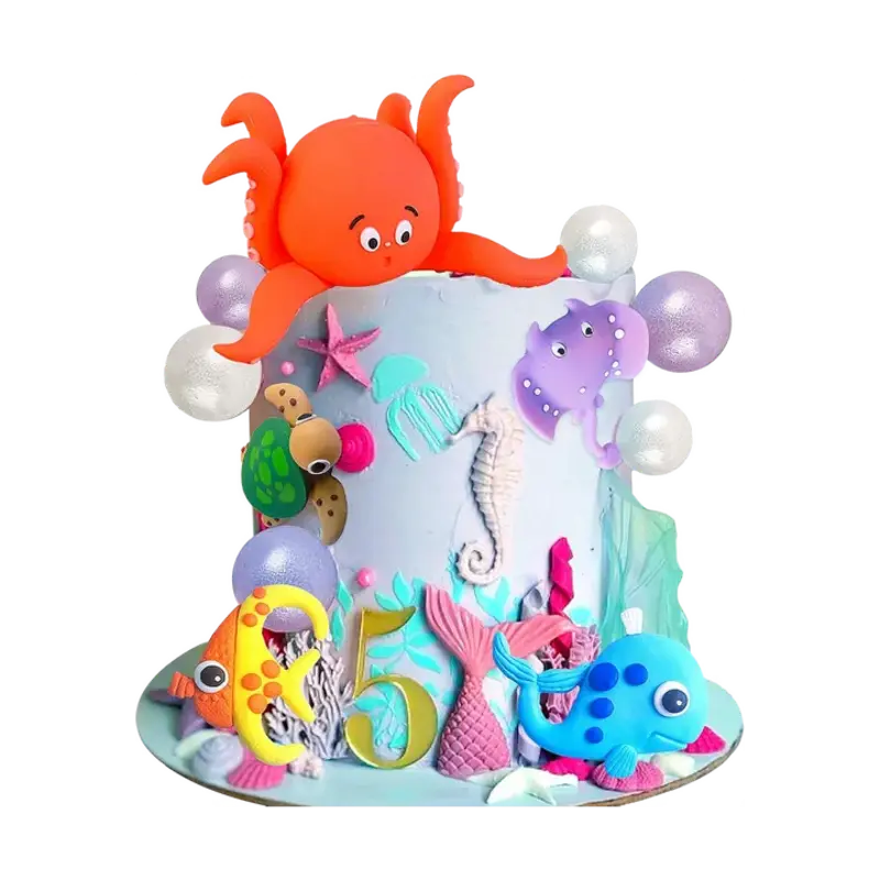 Under the Sea Cake Decor