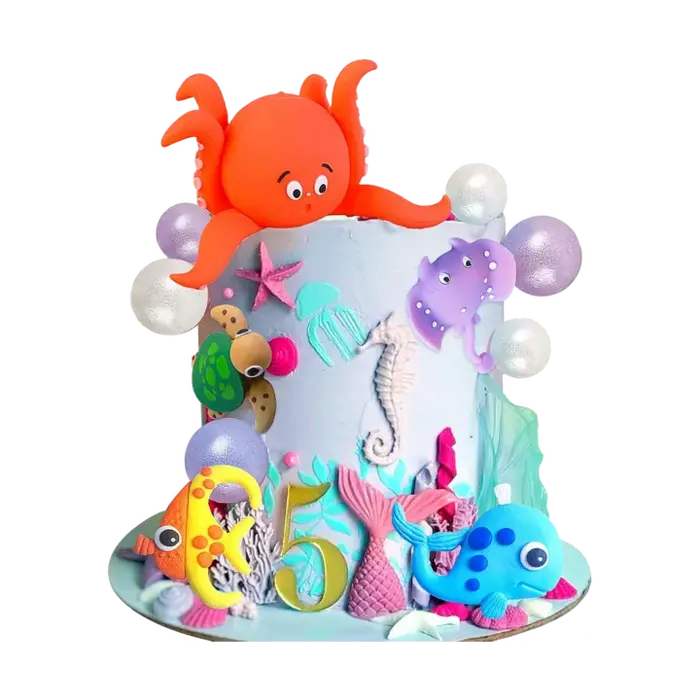Under the Sea Cake Decor
