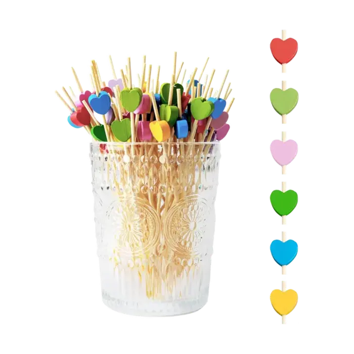 Colorful Heart Sticks