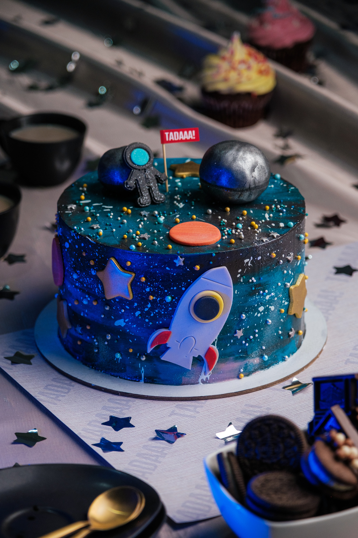 Space Chocolate Cake
