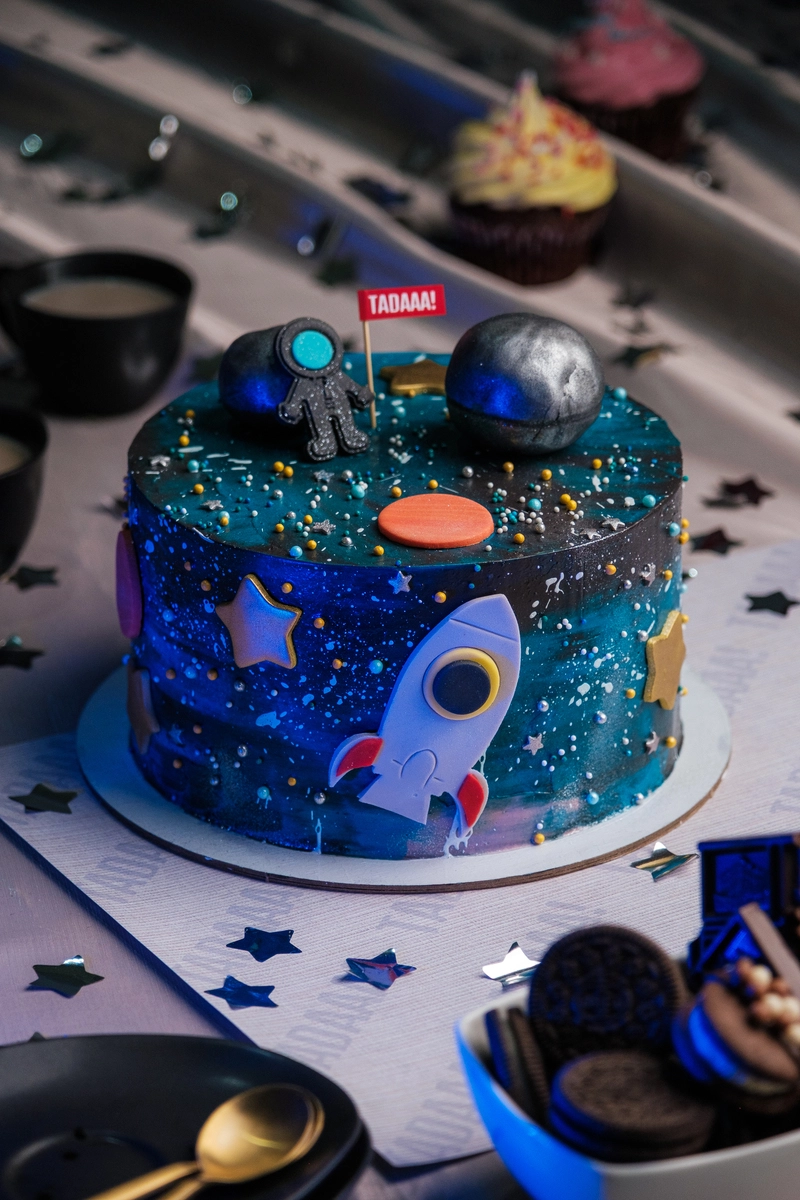 Space Chocolate Cake