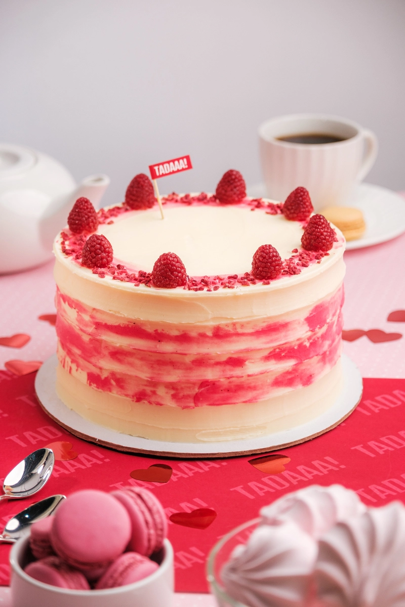 Vegan Gluten-Free Lemon and Raspberry Cake