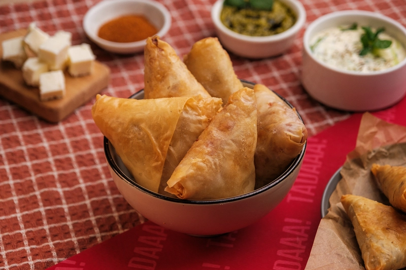 Chilli Paneer Samosa