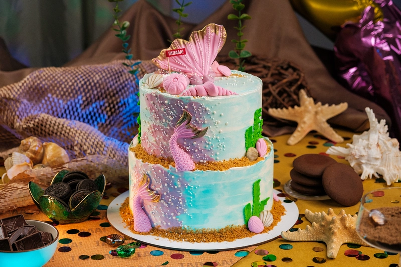 Mermaid Chocolate Tier Cake