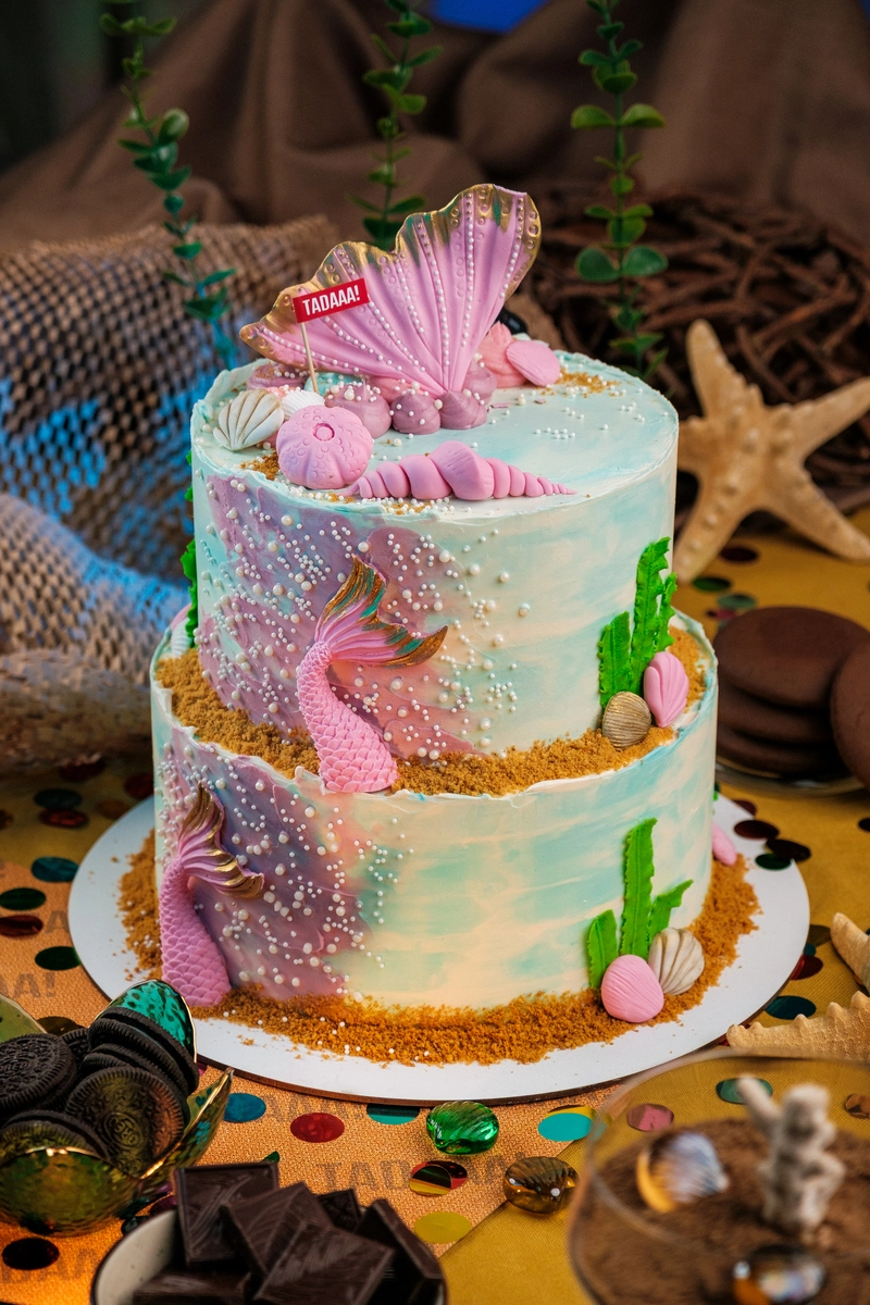 Mermaid Chocolate Tier Cake
