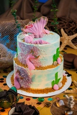 Mermaid Chocolate Tier Cake