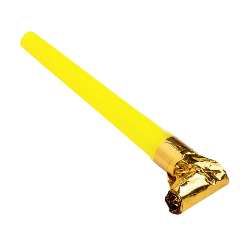 Festive Whistles Assorted Colours. Pack of 6