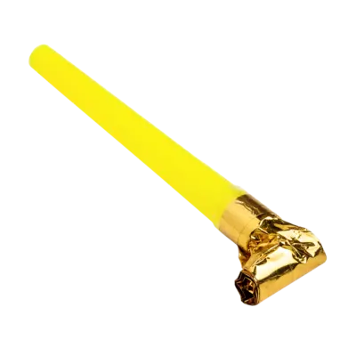Festive Whistles Assorted Colours. Pack of 6