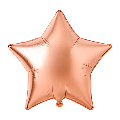 Rose Gold Foil Balloon Bouquet (uninflated)