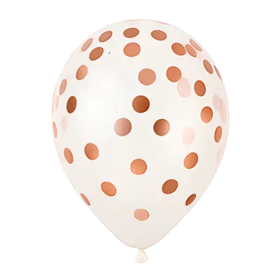 Rose Gold Foil Balloon Bouquet (uninflated)