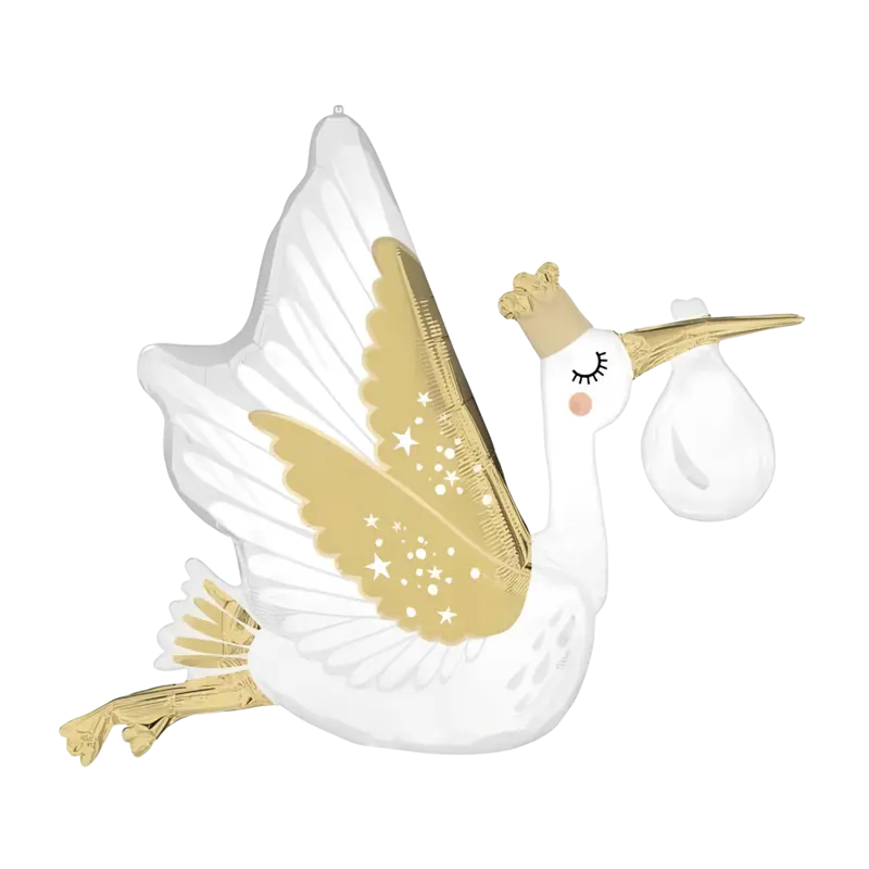 Stork Baby Delivery Foil Balloon 