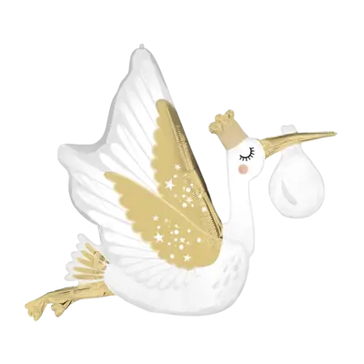 Stork Baby Delivery Foil Balloon 