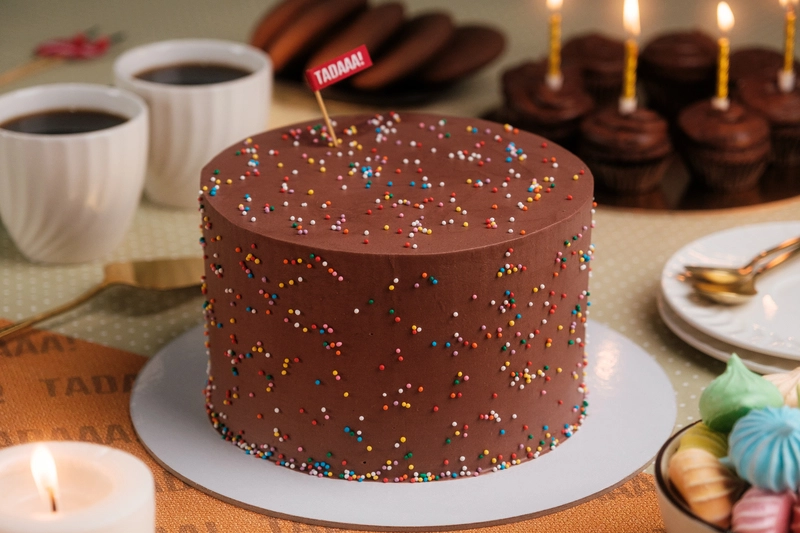 Rainbow Chocolate Cake