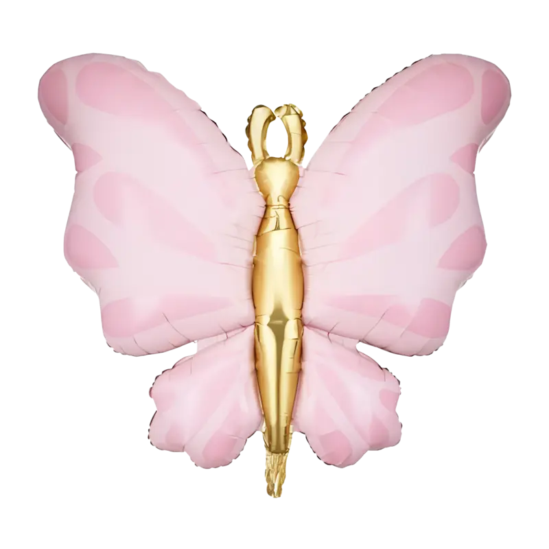 Balloon Pink Butterfly Foil
