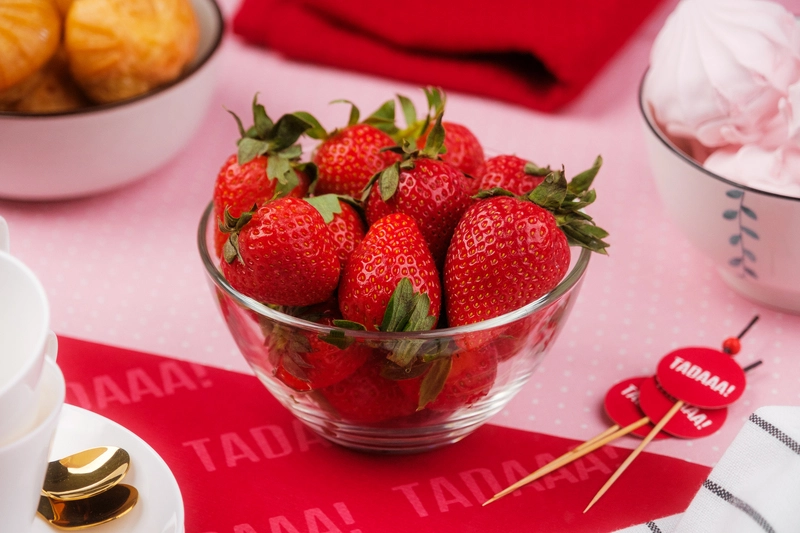 Strawberry Bowl for Sharing