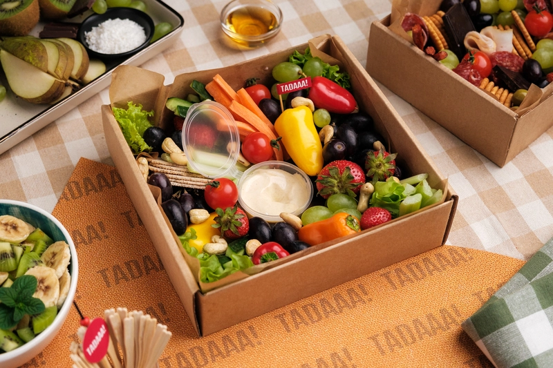Fruit, Crudités and Dips Platter