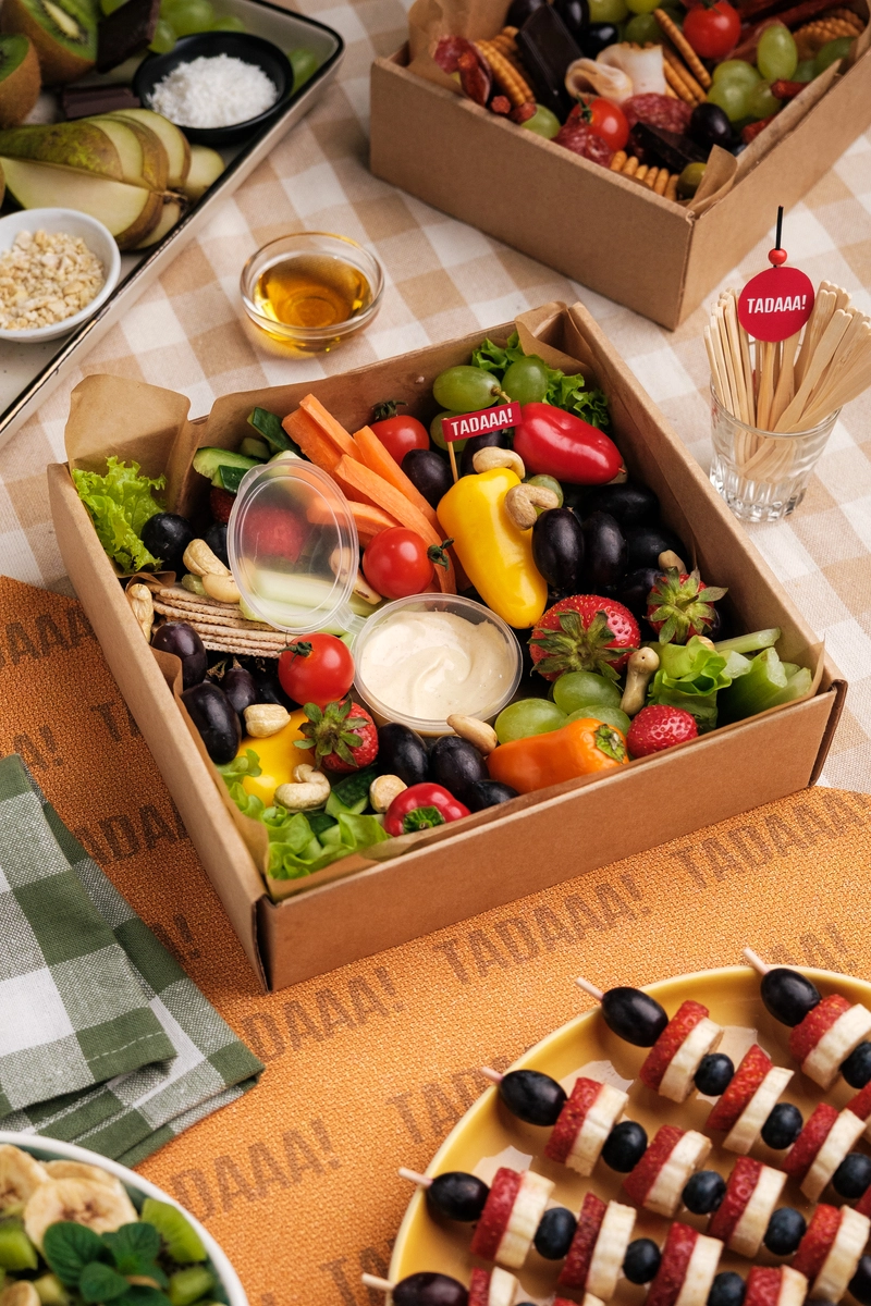 Fruit, Crudités and Dips Platter