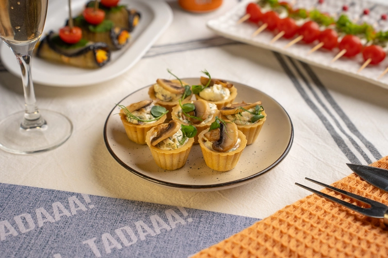 Mushroom & Herb Tartlet