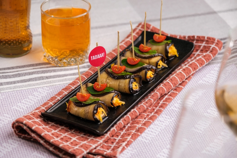 Eggplant Veggie Rolls