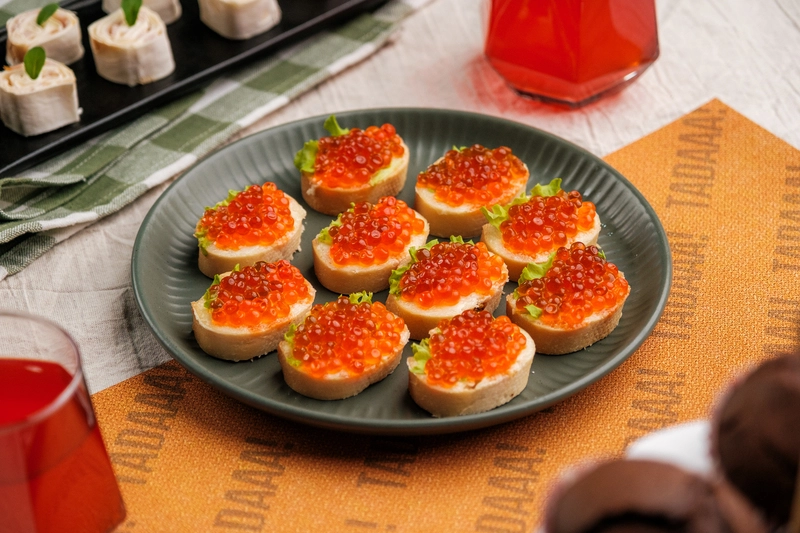 Red Caviar Tartine