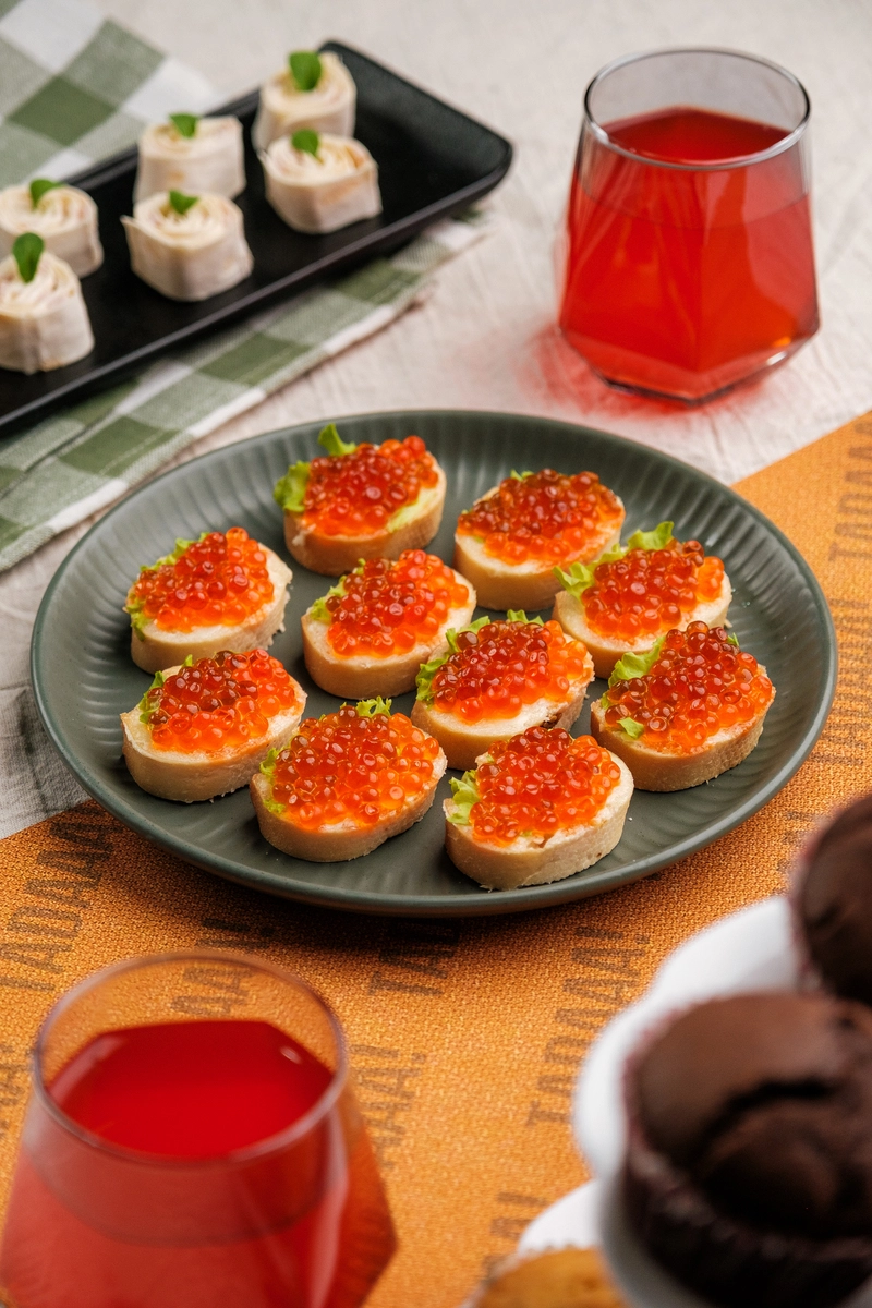 Red Caviar Tartine