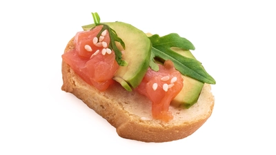 Avocado and Salmon Tartine