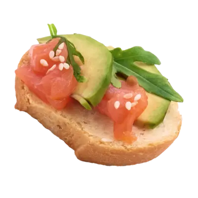Avocado and Salmon Tartine
