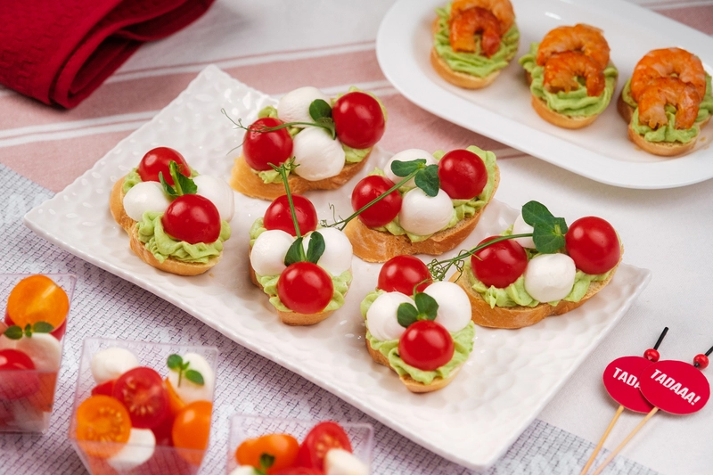 Caprese Avocado Tartine