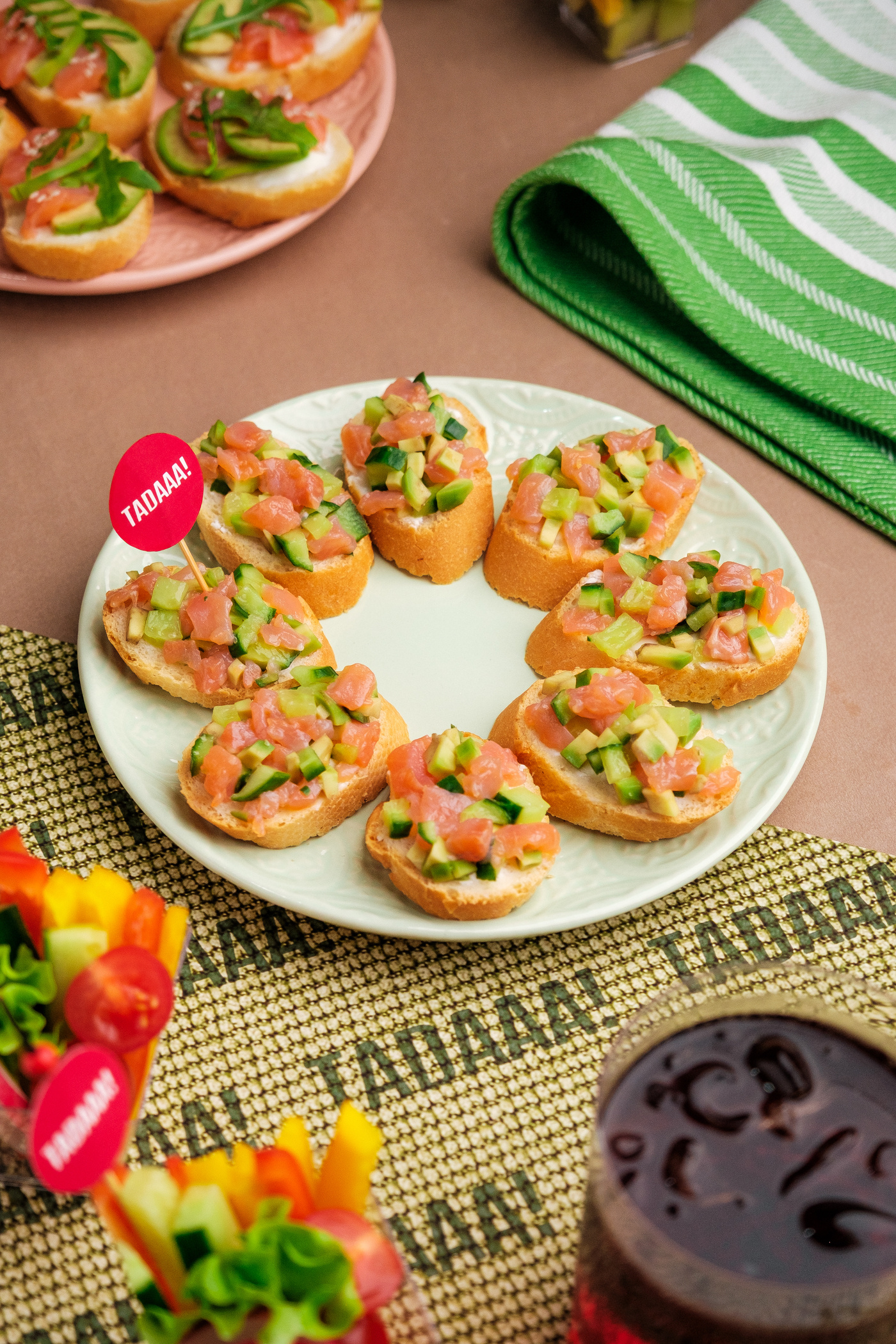 Salmon and Cucumber Tartine