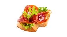 Sliced Chorizo Sausage Tartine