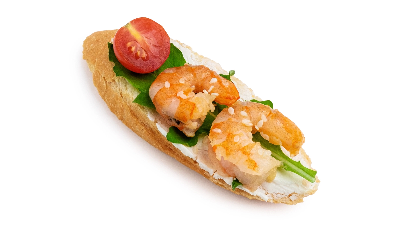 Prawn and Cherry Tomato Mini Bruschetta