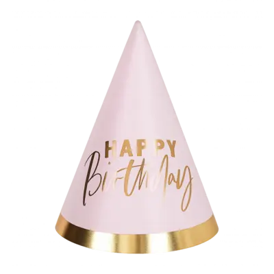 Gold and Pastel Birthday Hats Pack