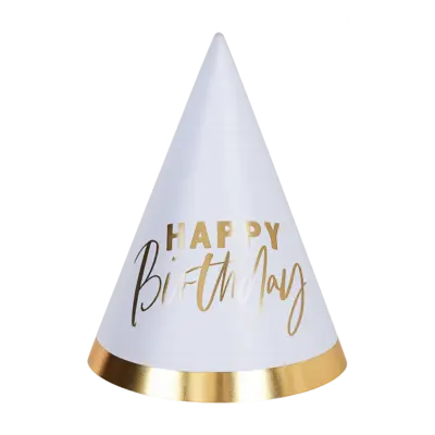 Gold and Pastel Birthday Hats Pack