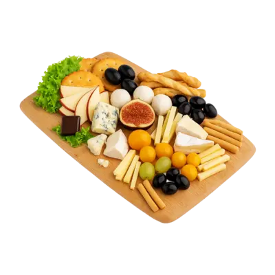 Crackers, Fruit and Cheese Box