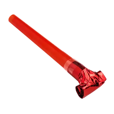 Festive Whistles Assorted Colours. Pack of 6