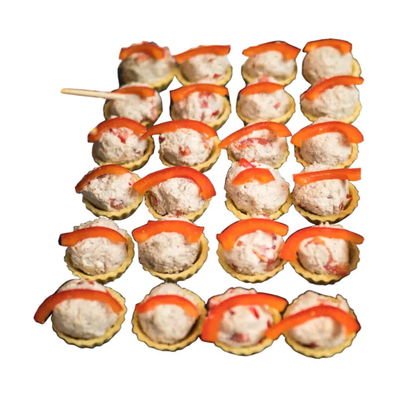 Chicken & Radish Pkhali Tartlet