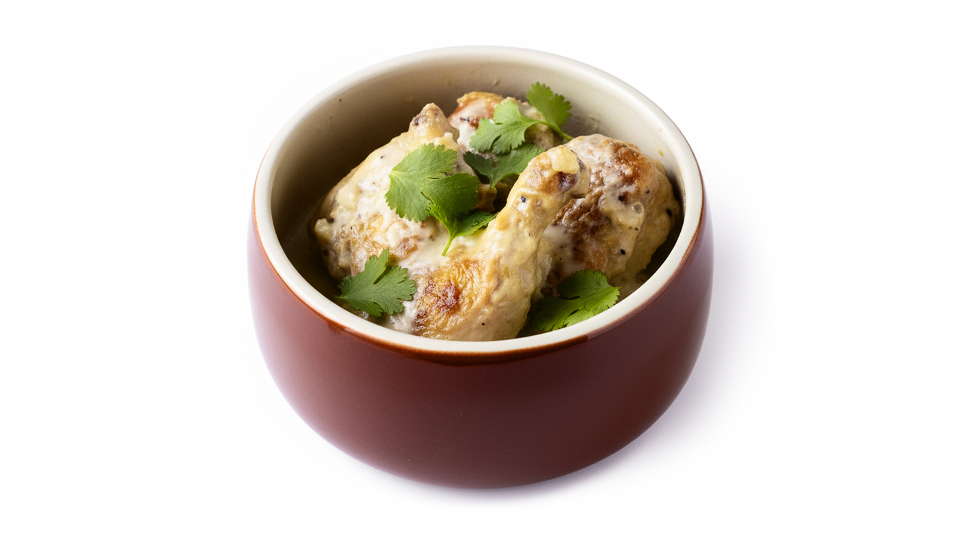 Shkmeruli – Chicken in Garlic and Cream Sauce