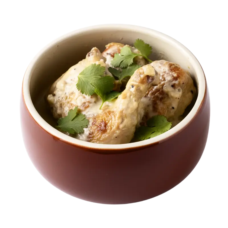 Shkmeruli – Chicken in Garlic and Cream Sauce