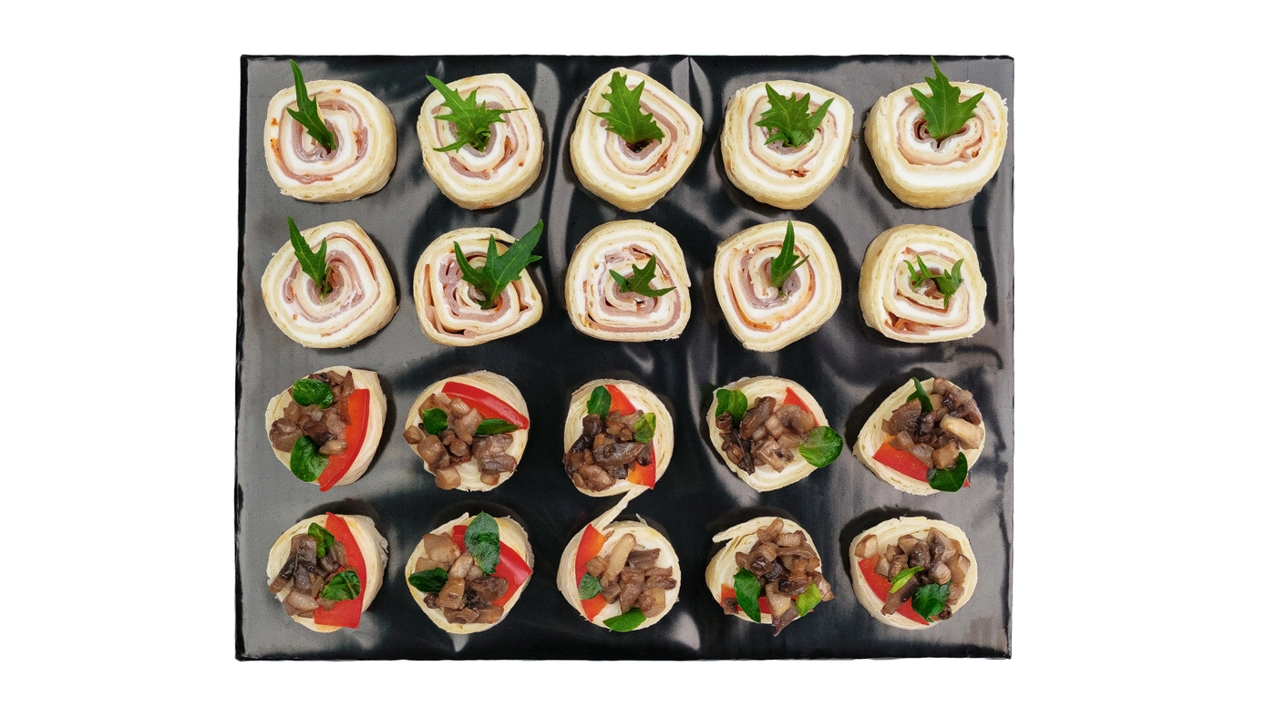 Set of 20 Meat Roulades - Chicken and Ham