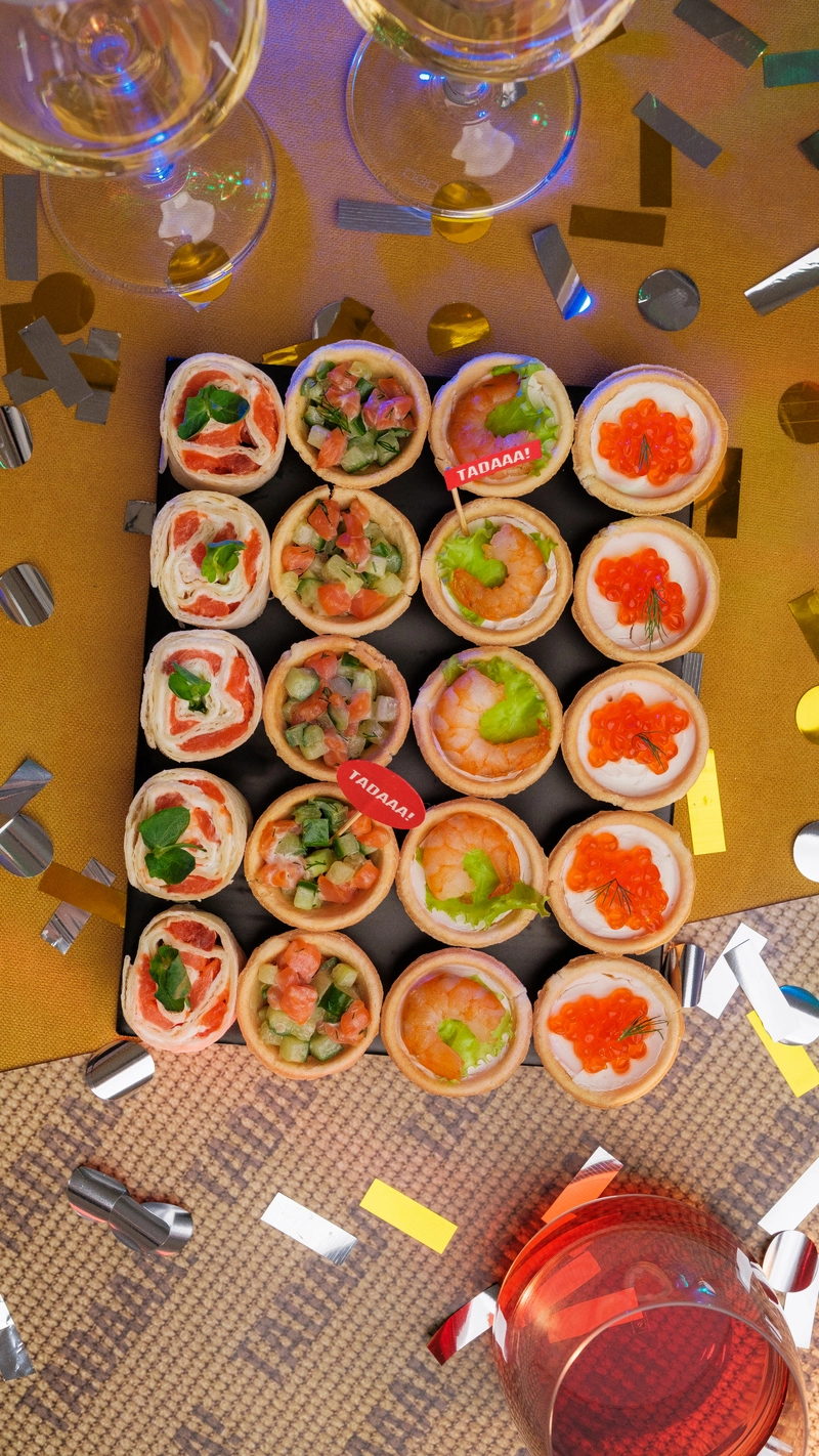 Set of 20 Seafood Finger Food