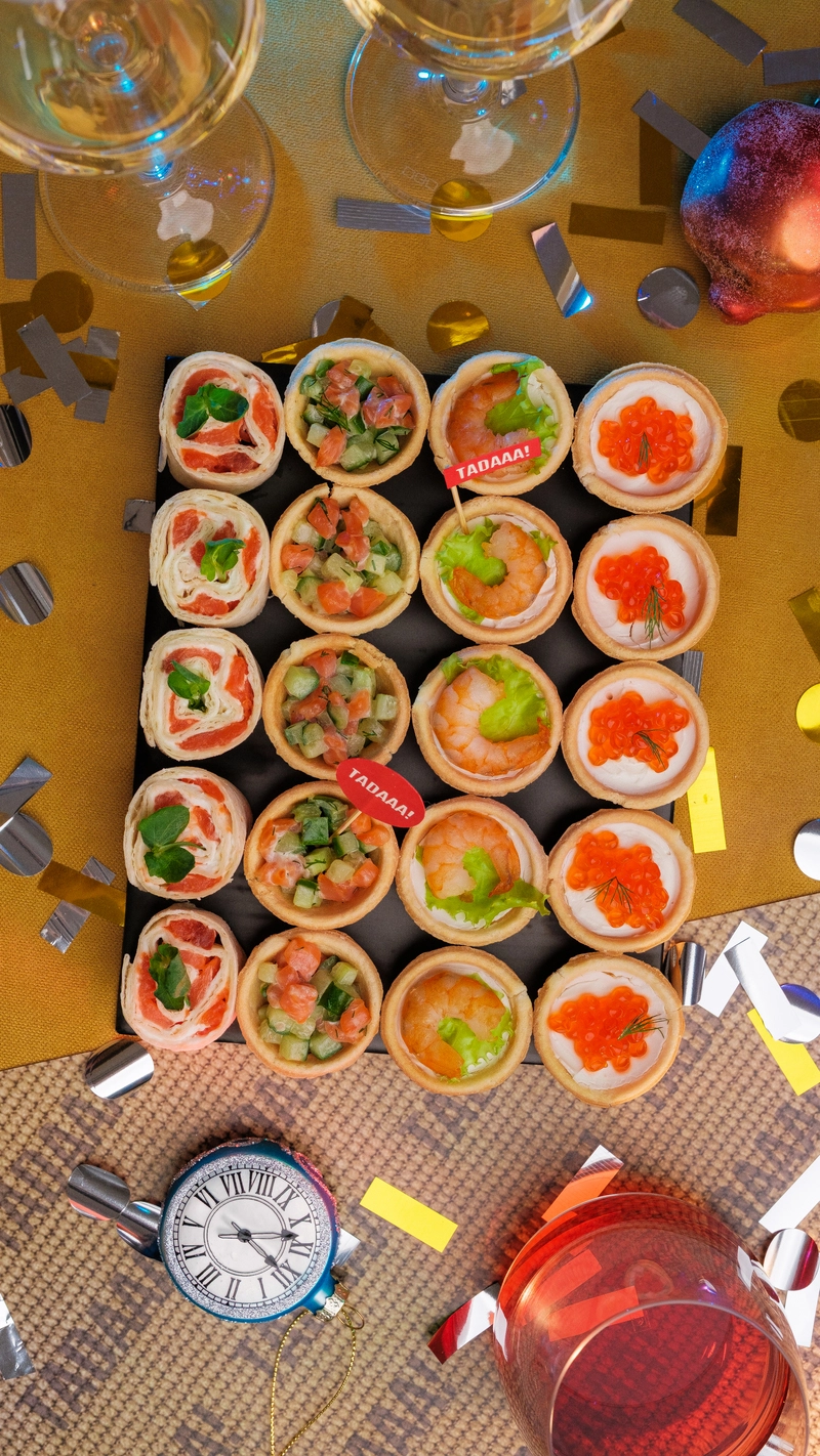 Set of 20 Seafood Finger Food