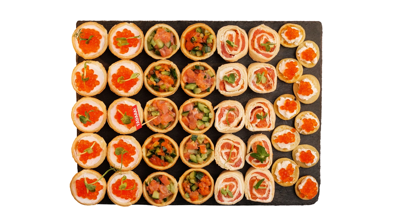 Set of 40 Fish Canapés 