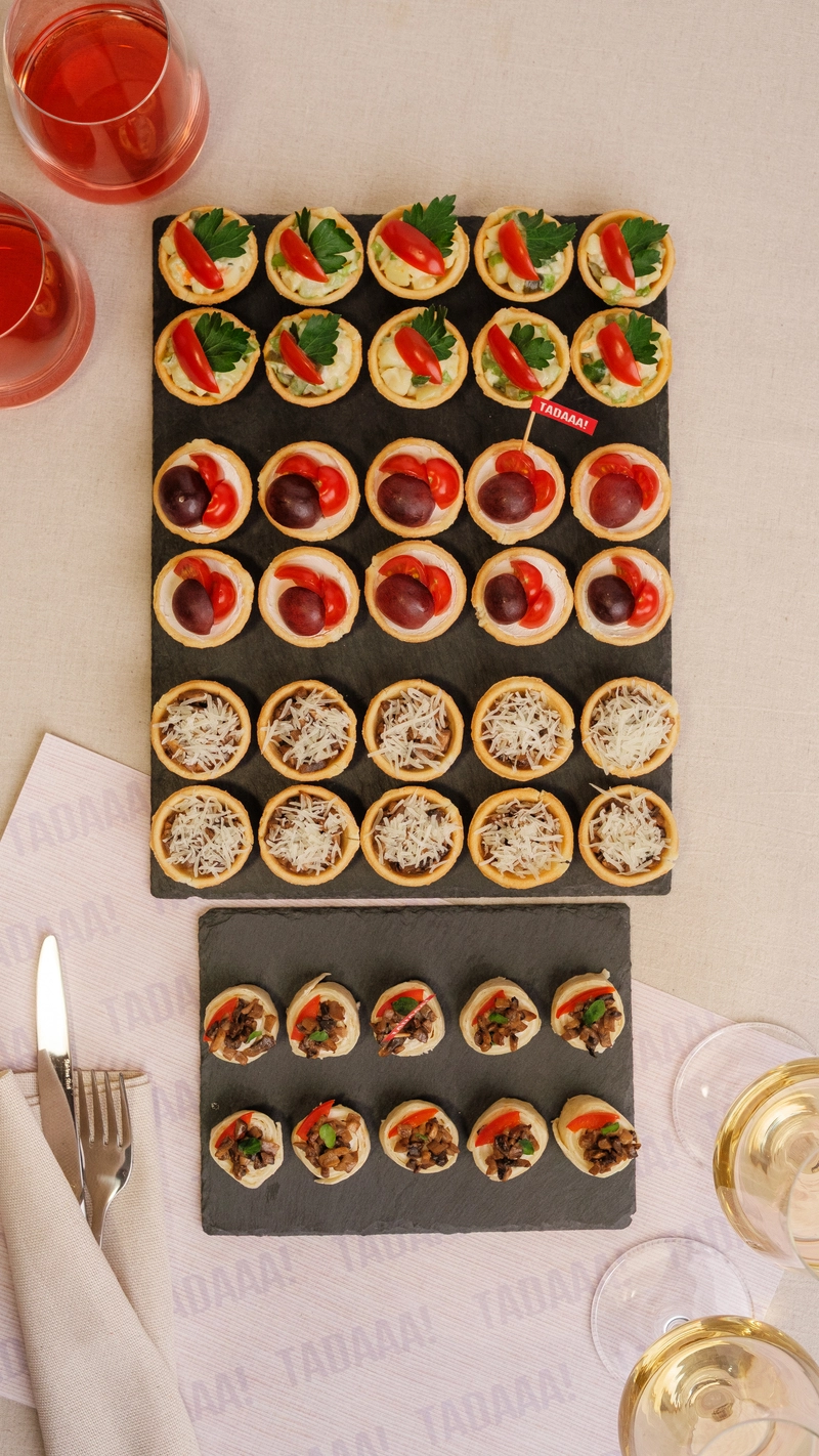 Set of 40 Chicken Canapés