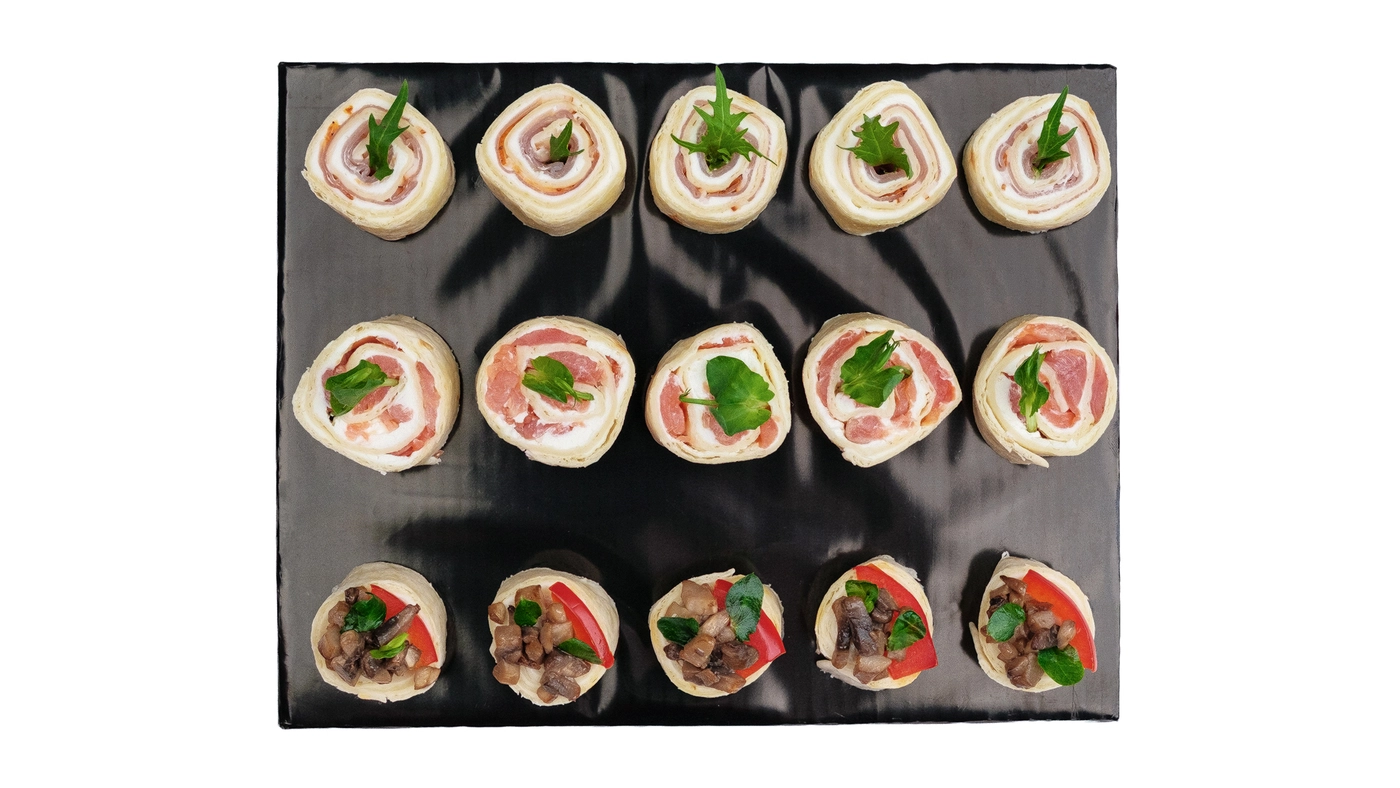 Set of 15 Mixed Roulades - Chicken, Salmon, Ham