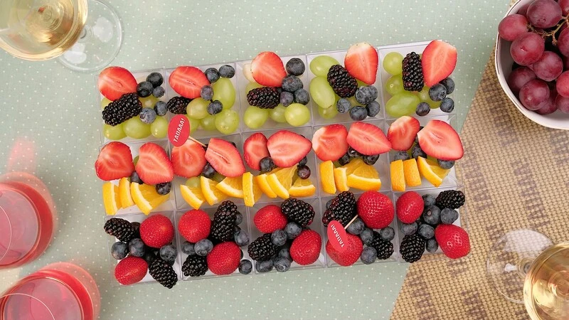 Mixed Berry & Citrus Cups – Set of 15