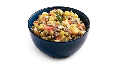Beef Olivier Salad Bowl