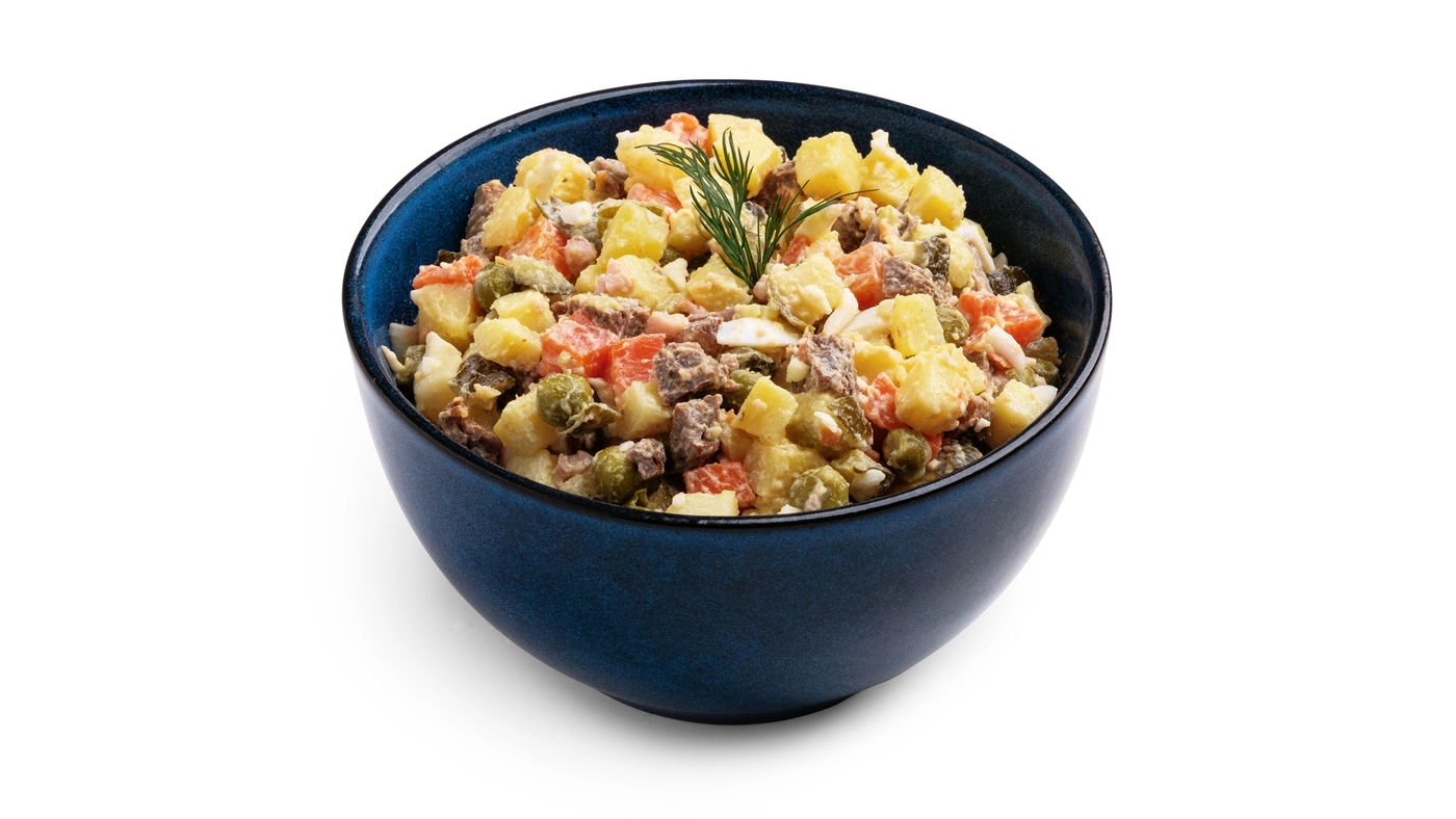 Beef Olivier Salad Bowl