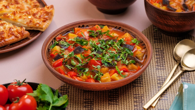 Adjapsandali Vegan Stew 